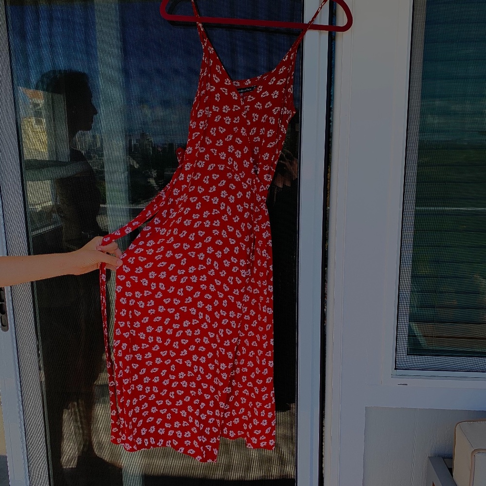 Midi wrap dress - Abercrombie&Fitch